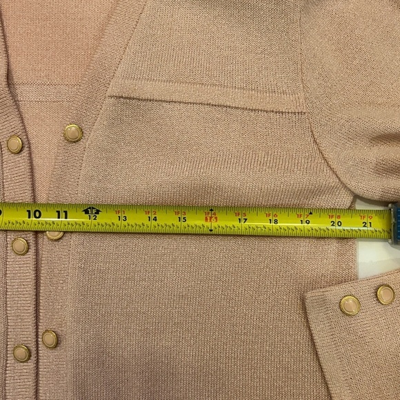 Vintage San Remo 4 Piece Pink Knit Pant Suit Cardigan Pant Skirt Tank Size XL - Picture 7 of 15